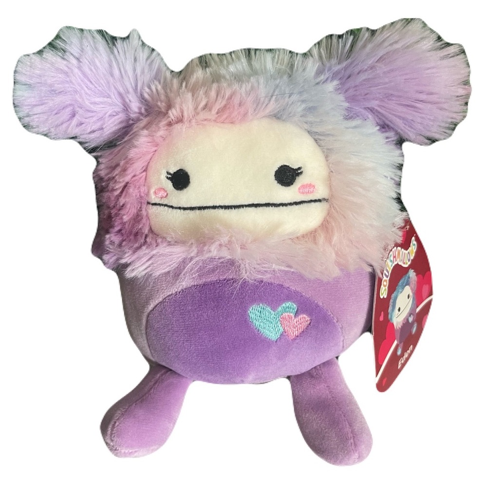 Squishmallows Eden the Bigfoot with Hearts NWT 5"